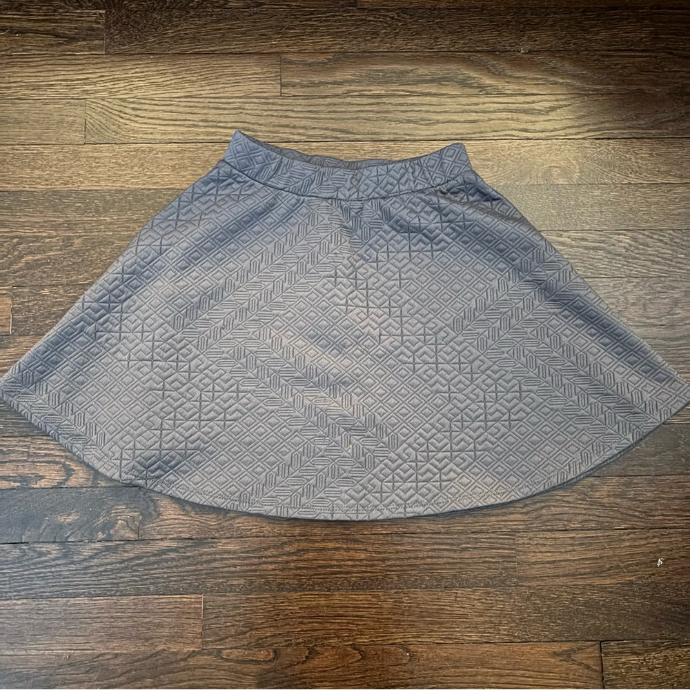 Quilted Fit & Flare Skirt